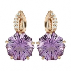 Серьги 1049 Аметист