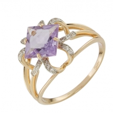 Серьги 1443 Аметист