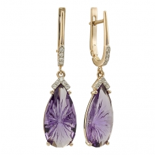 Серьги 1820 Аметист