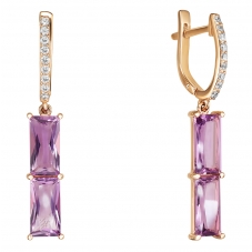 Серьги 1920 Аметист
