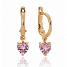 Серьги 2324 Морганит