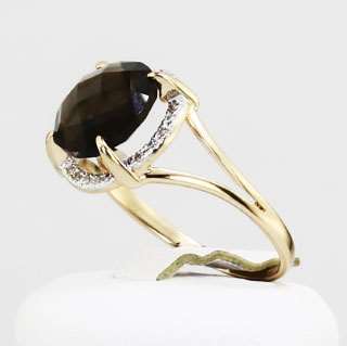 Кольцо. Раухтопаз. Арт.364РКц из золота 585 пробы