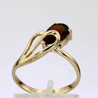 Кольцо. Гранат. Арт.387Г из золота 585 пробы
