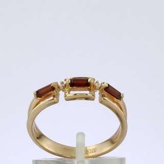 Кольцо. Гранат. Арт.564ГКц из золота 585 пробы